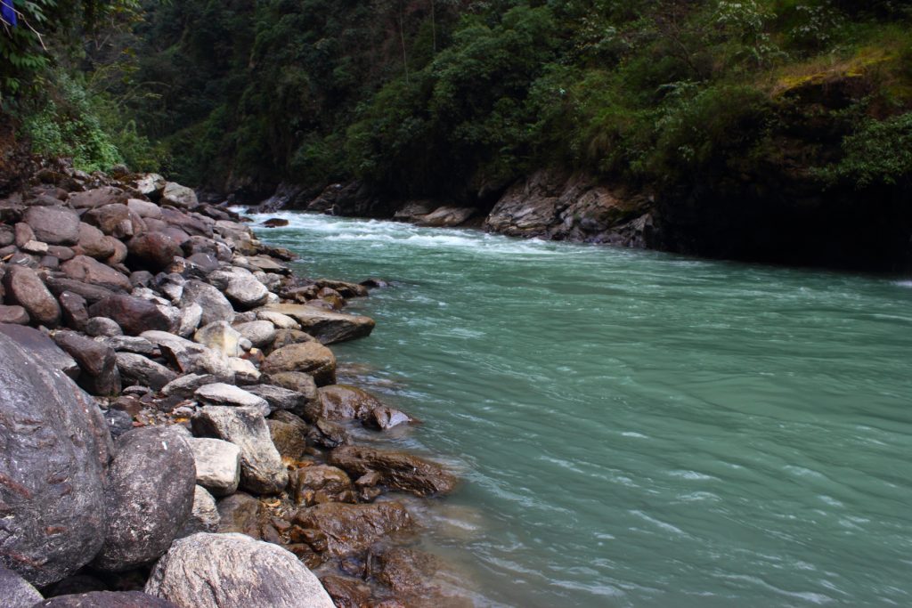 Nepal koshi river