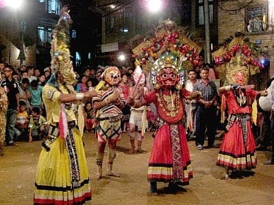 Newari mask dance