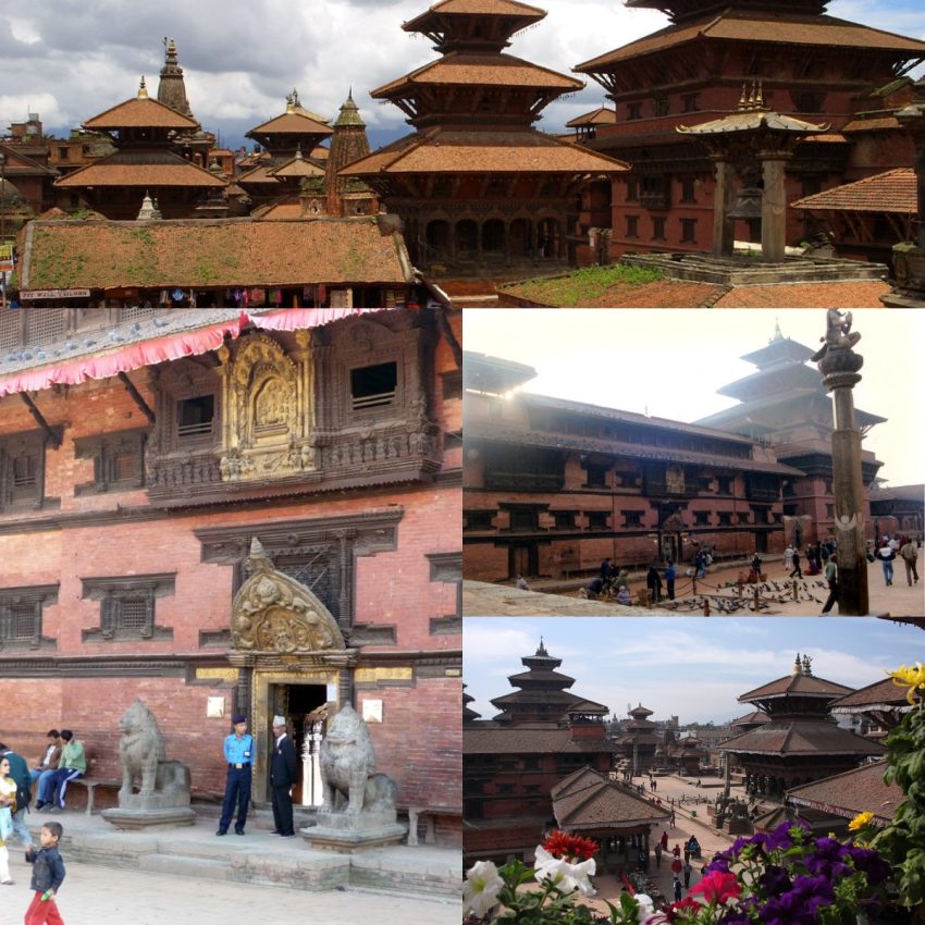 Patan Durbar Square mix view